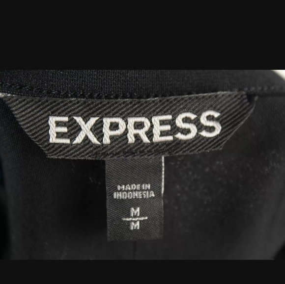 Express Black  Off The Shoulder Dress - Picture 7 of 9